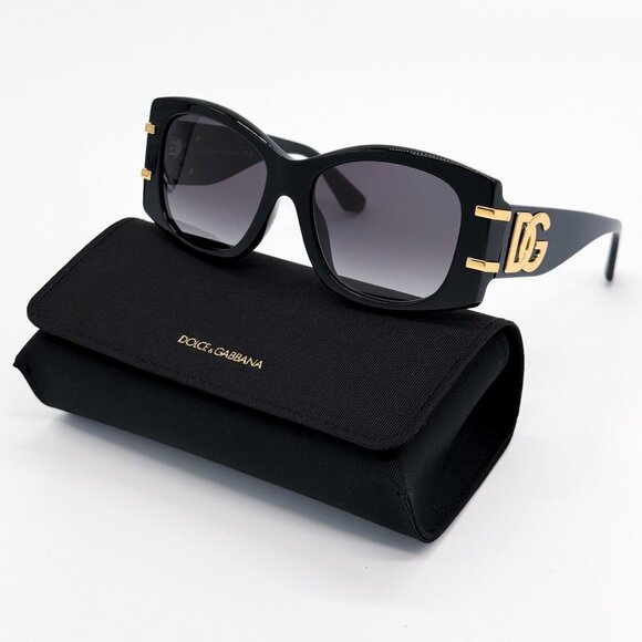 NEW DG4501 501/8G DOLCE&GABBANA GOLD SHIELD SUNGLASSES DG4501 - Picture 2 of 10